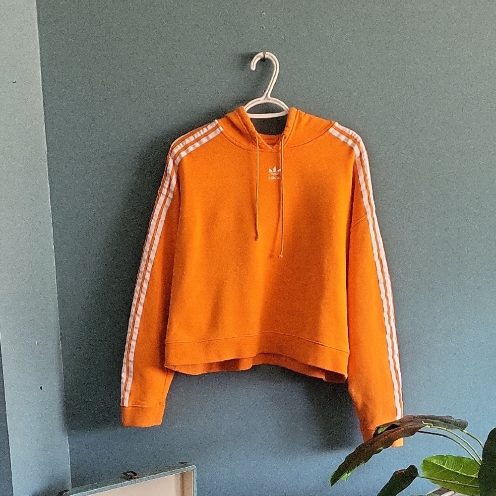 Adidas Women's Bright Orange Pullover Sweater